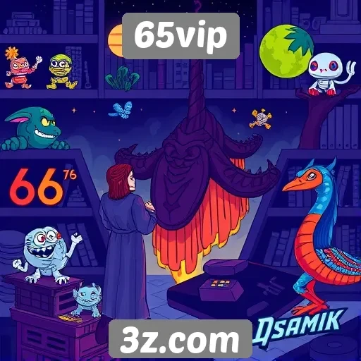 Análise da biblioteca de jogos do site 65vip