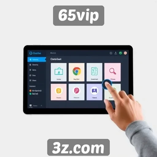 Destaques da interface de usuário do site 65vip